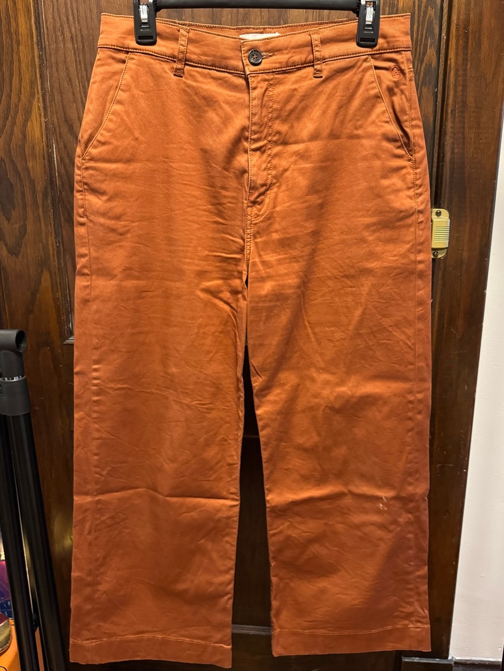 KOTN Burnt Orange Wide-Leg Pants